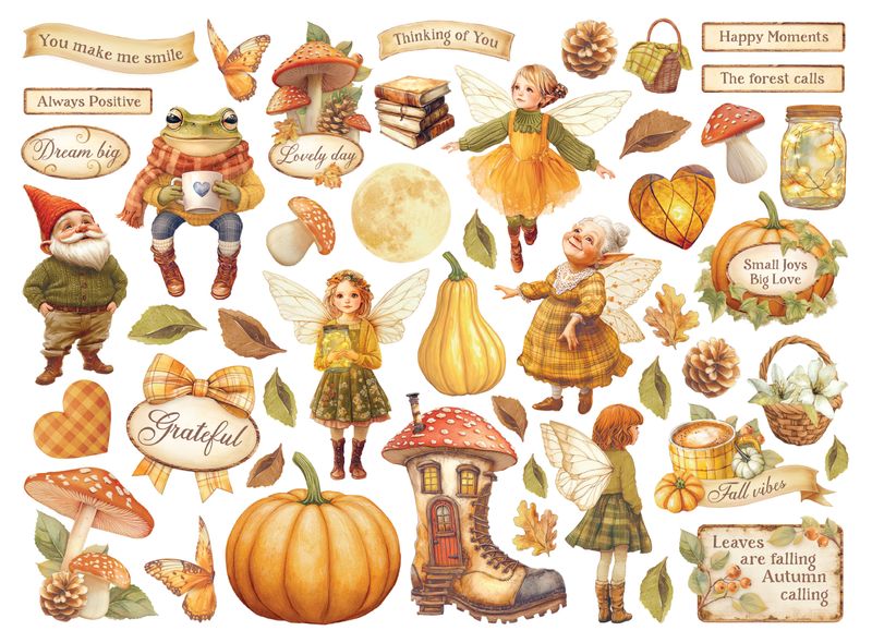 Whispering Woods Die Cuts - Stamperia