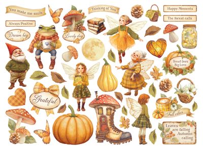 Whispering Woods Die Cuts - Stamperia