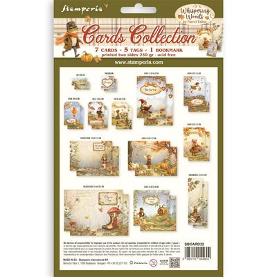 Whispering Woods Cards Collection - Stamperia