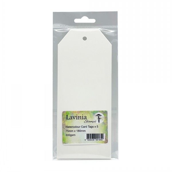 Watercolor Card Tags - Lavinia Stamps, Size: 75mm x 180mm