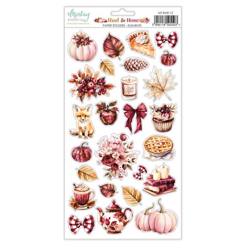 Rust &amp; Rose Stickers - Mintay Papers