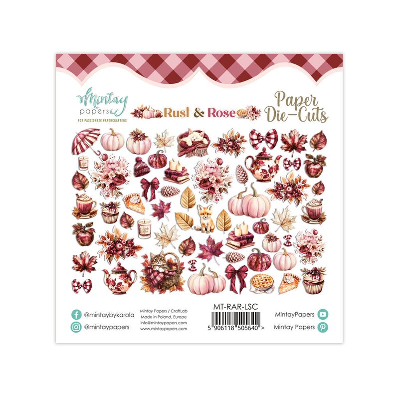 Rust &amp; Rose Die Cuts - Mintay Papers