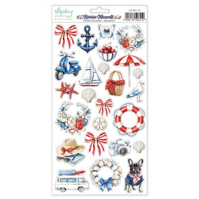 Riviera Moments Stickers - Mintay Papers
