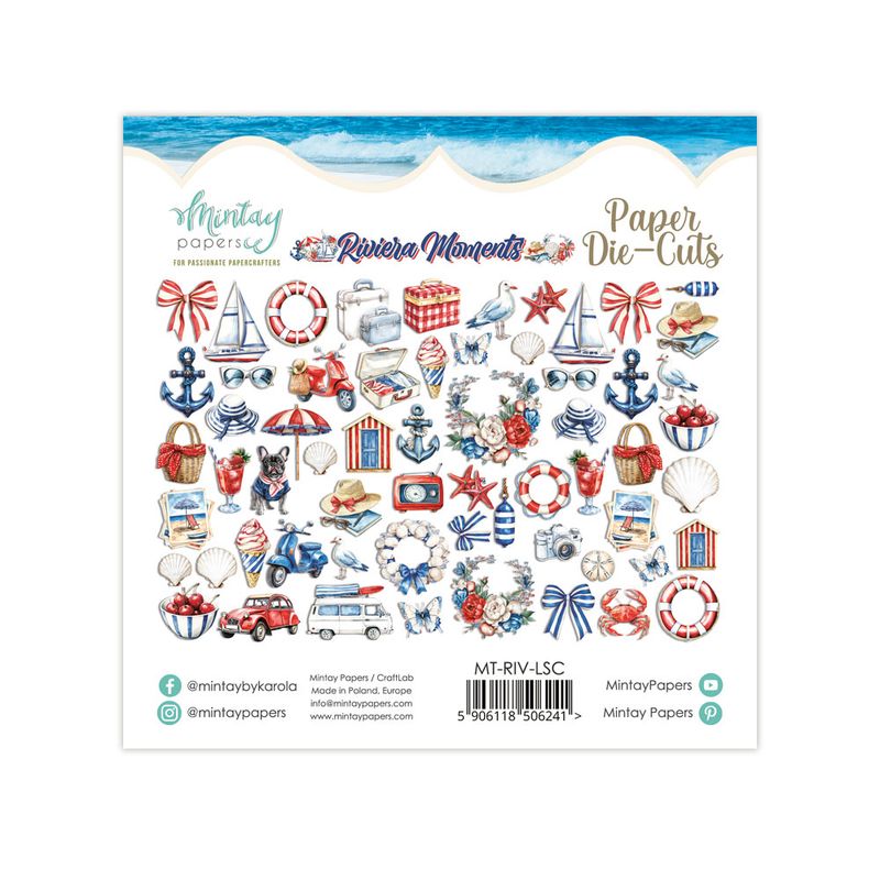 Riviera Moments Die Cuts - Mintay Papers