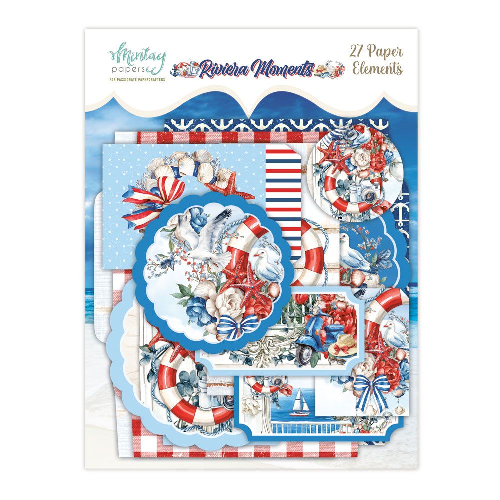Riviera Moments Paper Elements - Mintay Papers