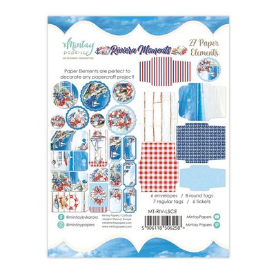 Riviera Moments Paper Elements - Mintay Papers