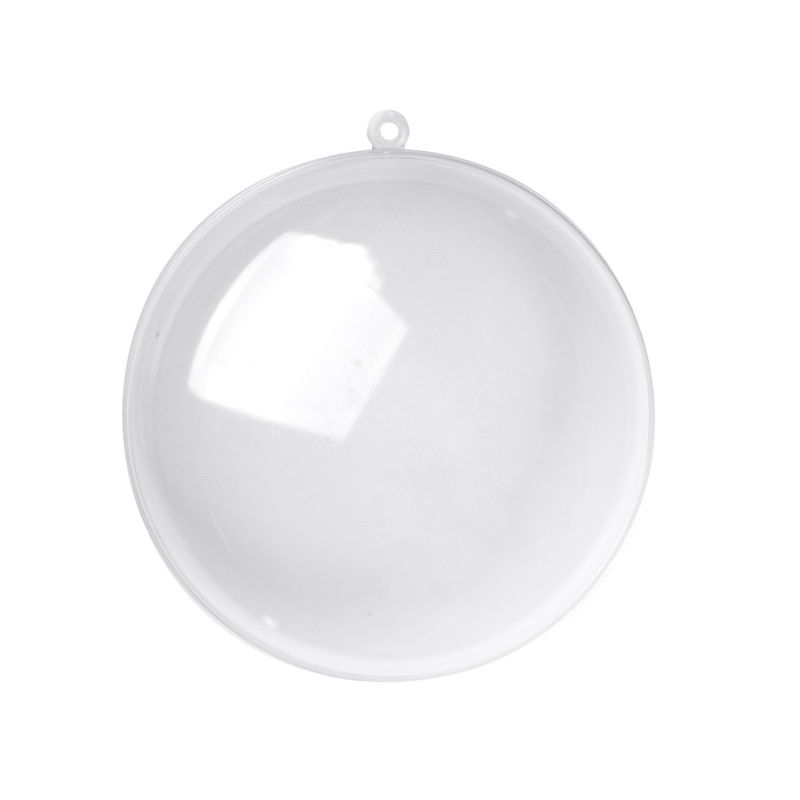 Clear Acrylic Fillable 90mm Round Disc