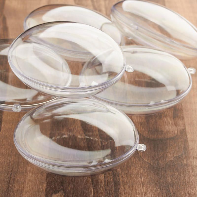 Clear Acrylic Fillable 110mm Round Disc