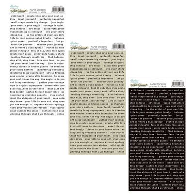 Phrases Paper Stickers - Mintay Papers
