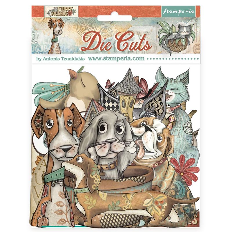 Furry Friends Die Cuts - Stamperia