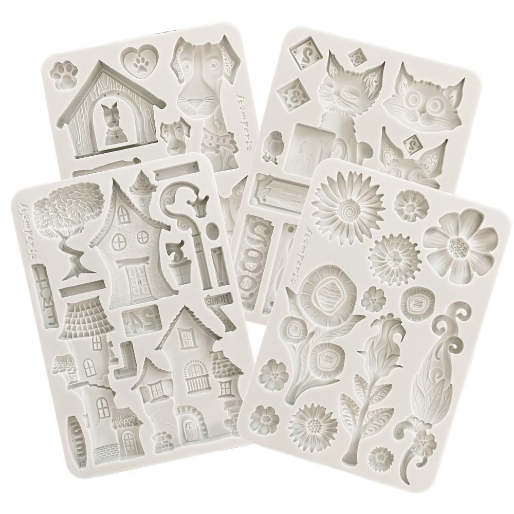 Furry Friends A5 Silicone Mold - Stamperia