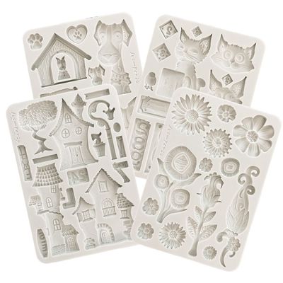 Furry Friends A5 Silicone Mold - Stamperia