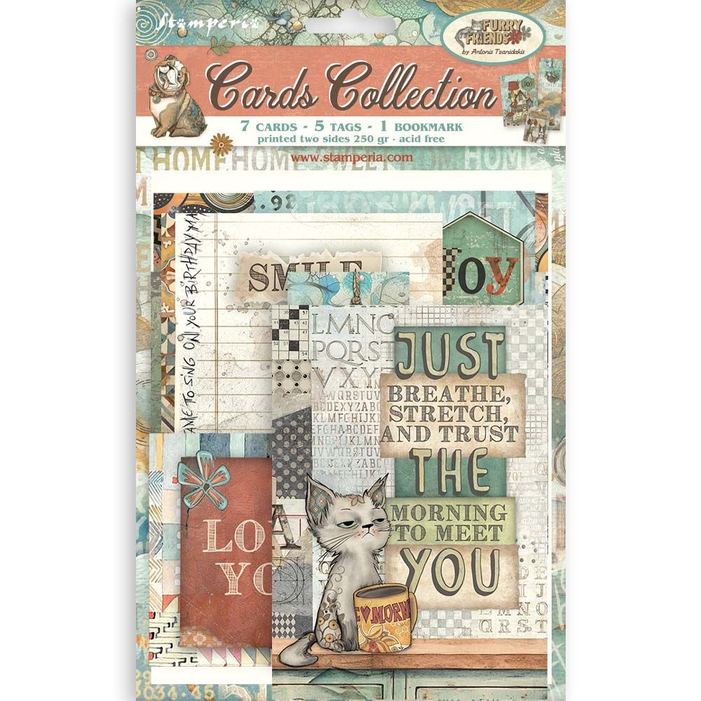 Furry Friends Cards Collection - Stamperia