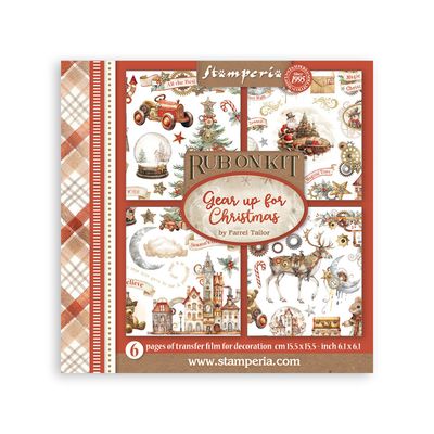 Gear Up For Christmas - Stamperia Rub Ons Gear Up For Christmas - Stamperia Rub Ons