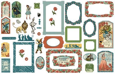 Wonder of Oz - Graphic 45 Tags and Frames