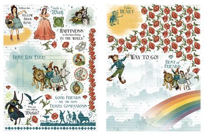 Wonder of Oz - Graphic 45 Rub-On Transfers Wonder of Oz - Graphic 45 Rub-On Transfers