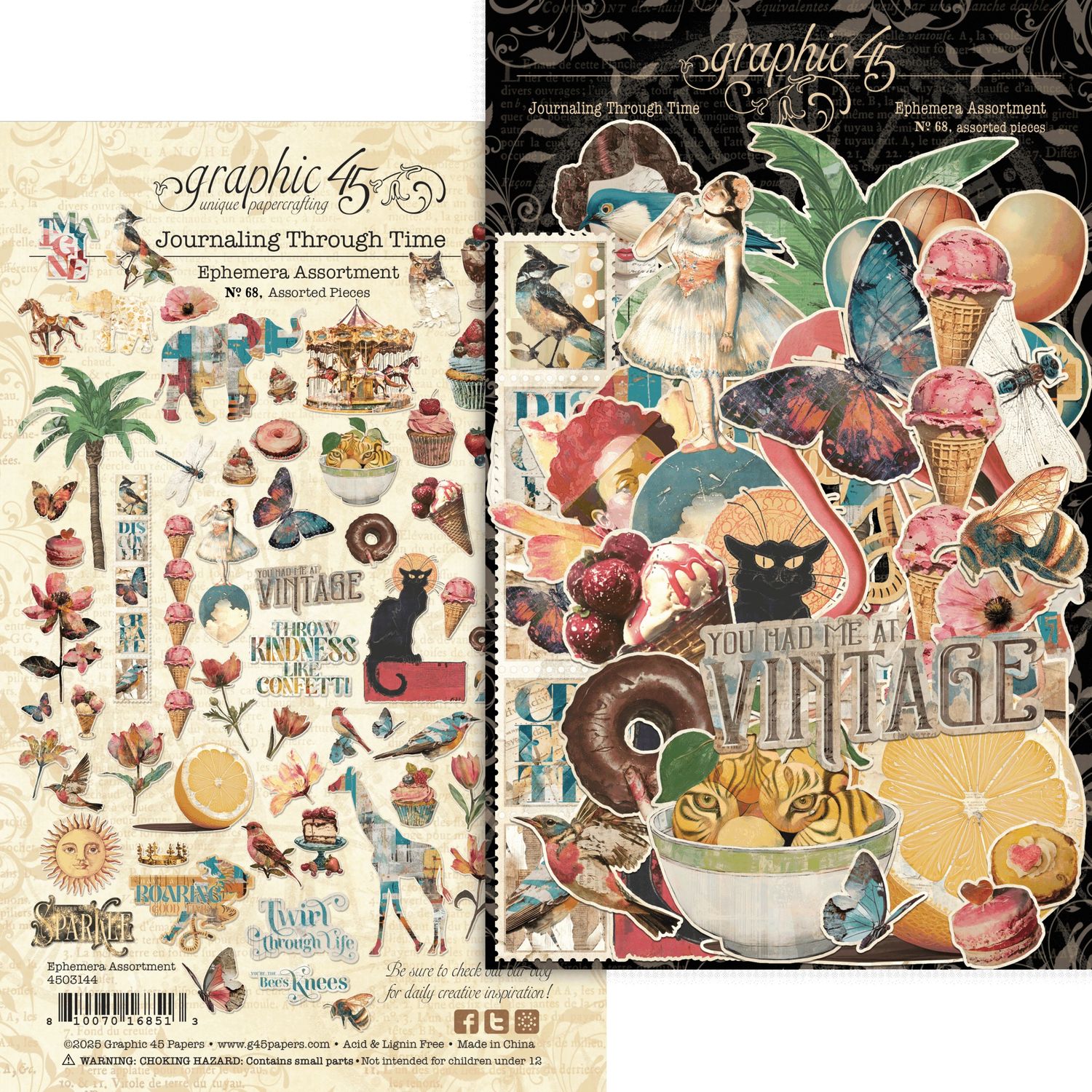 Journaling Through Time - Graphic 45 Ephemera