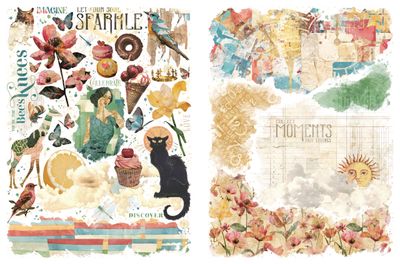 Journaling Through Time - Graphic 45 Rub-On Transfers