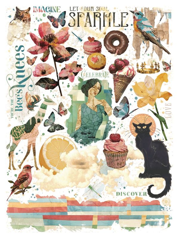 Journaling Through Time - Graphic 45 Rub-On Transfers