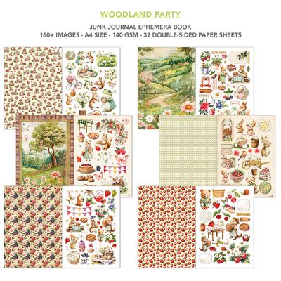Woodland Party Junk Journal &amp; Ephemera - Ciao Bella