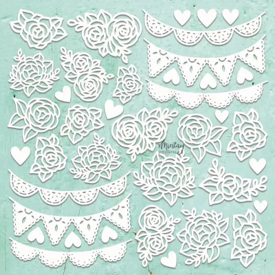 Spring Chipboard Set - Mintay