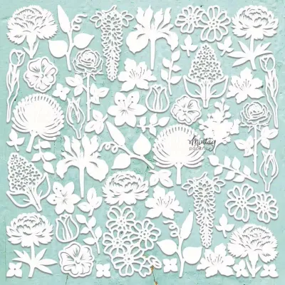 Flora Filigree 2 Chipboard - Mintay