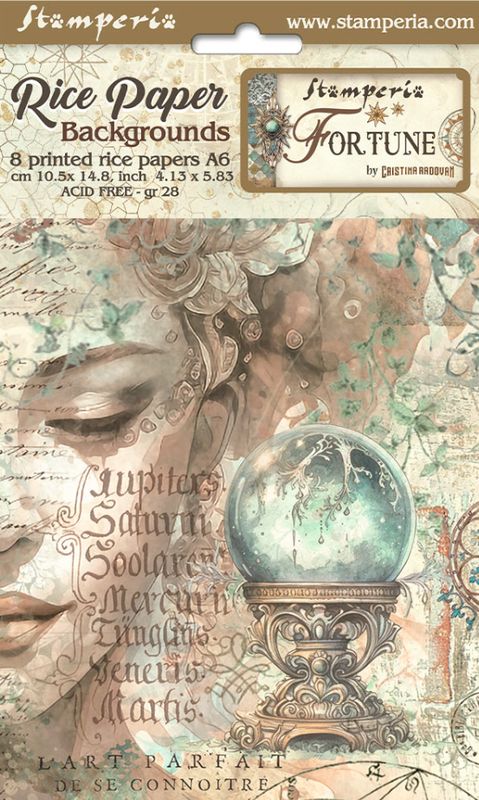 Fortune Selection 8pk A6 - Stamperia Cristina Radovan