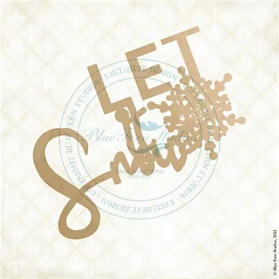 Let it Snow - Blue Fern Studios - Yuletide