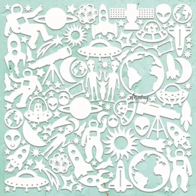 Cosmos Chipboard - Mintay