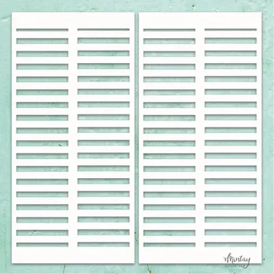12 x 12 Shutters Chippies - Mintay