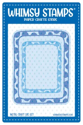 Wonky Dots Frame Die Set - Whimsy Stamps