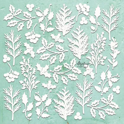 Nature 3 Chipboard Set - Mintay