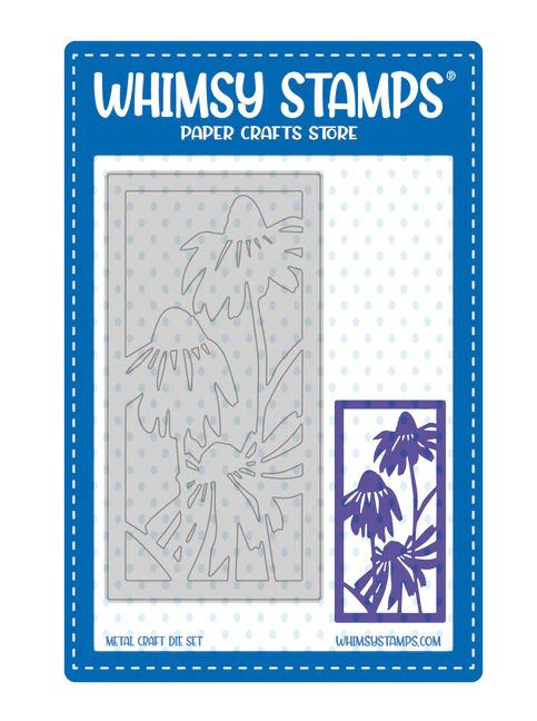 Coneflower Frame Die Set - Whimsy Stamps