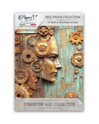 Steampunk Age 10pk A4 - Paper Designs Steampunk Age 10pk A4 - Paper Designs