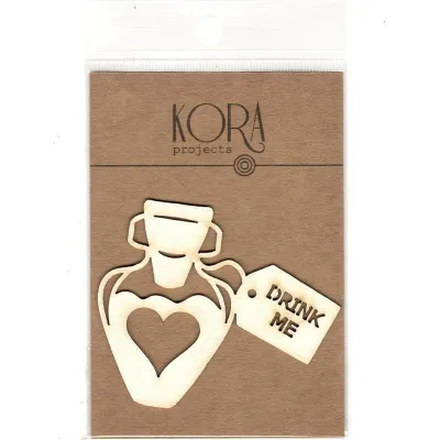 Potion Drink me Chipboard Pieces - Kora Projects