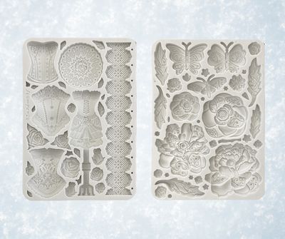 Old Lace A5 Silicone Mold - Stamperia