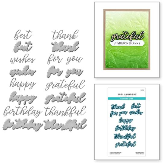 Serenade Sentiments Dies - Spellbinders Serenade of Autumn