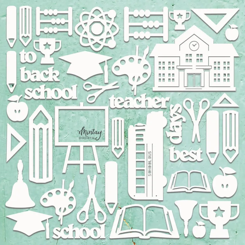 School Chipboard - Mintay