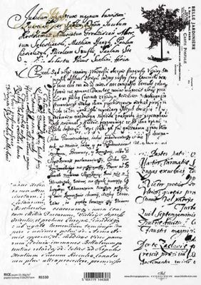 Old Letter Rice Paper - ITD Collection Old Letter Rice Paper - ITD Collection