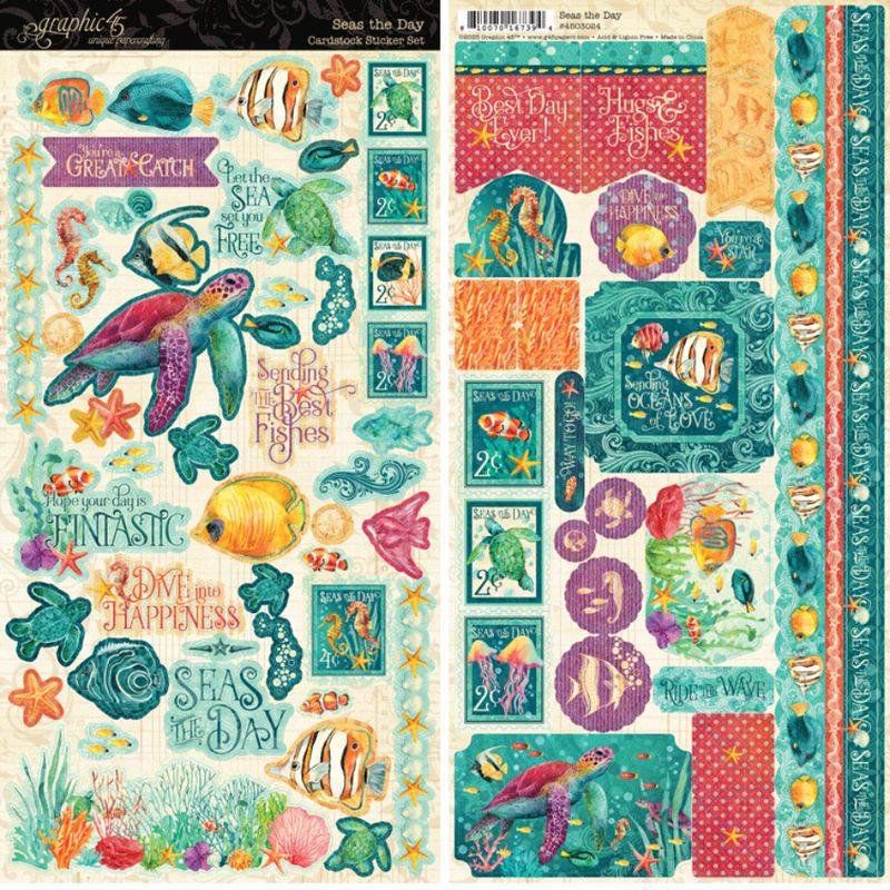 Seas the Day Stickers - Graphic 45