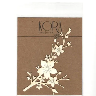 Sakura Branch Chipboard Pieces - Kora Projects