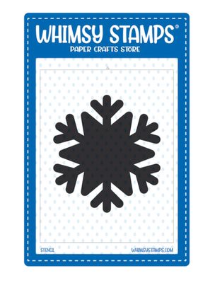 It's a Snowflake Mask Stencil - Whimsy Stamps It's a Snowflake Mask Stencil - Whimsy Stamps