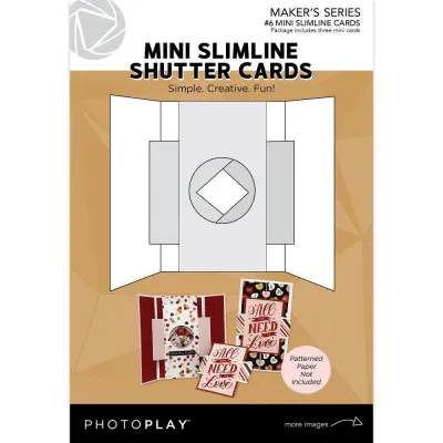 Mini Shutter Card 3 PKG - Photoplay Maker's Series Mini Shutter Card 3 PKG - Photoplay Maker's Series