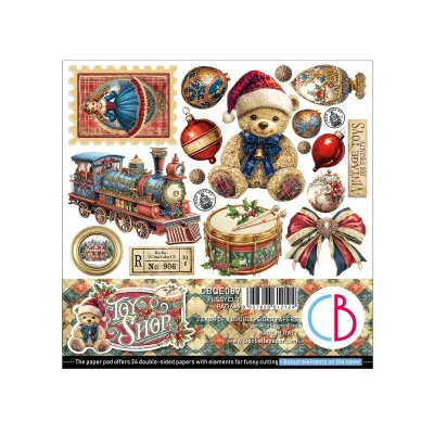 Toy Shop 6x6 Fussy Cut Pad - Ciao Bella