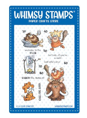 Ancient Days Club Clear Stamp - Whimsy Stamps