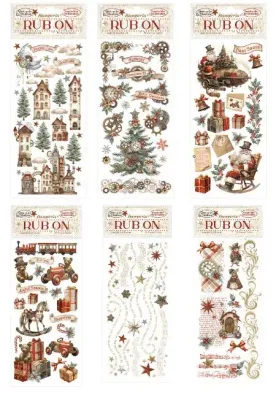 Gear up for Christmas - Stamperia Rub Ons Gear up for Christmas - Stamperia Rub Ons