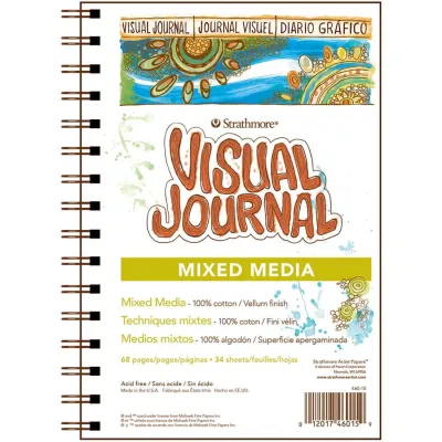 5.5 x 8 Mixed Media Visual Journal - Strathmore