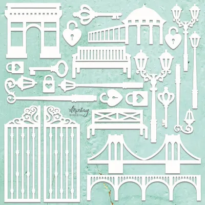 City Set Chipboard - Mintay