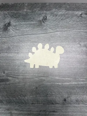 Unfinished Wood Stegosaurus Dinosaur Cutout