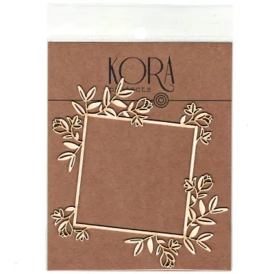 Square Frame Chipboard Piece - Kora Projects